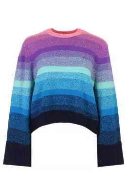 Джемпер шерстяной в полоску