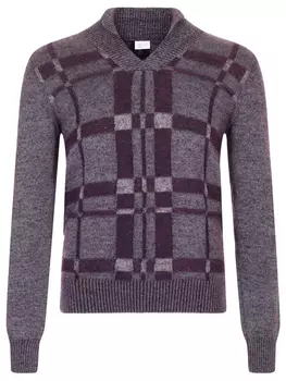 Джемпер в клетку UMBERTO VALLATI