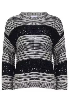 Джемпер в полоску BRUNELLO CUCINELLI