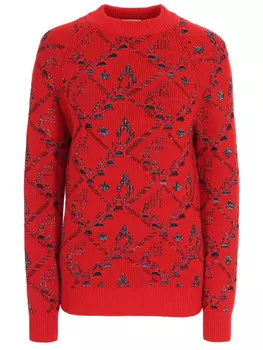 Джемпер вязаный с люрексом SAINT LAURENT