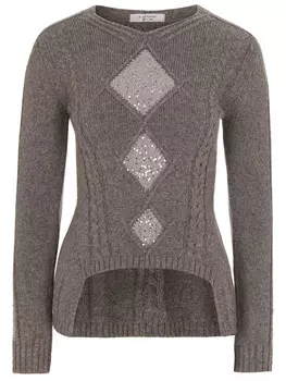 Джемпер вязаный с пайетками D.EXTERIOR