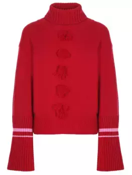 Джемпер вязаный с помпонами DOROTHEE SCHUMACHER