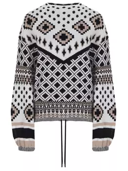 Джемпер вязаный с узором