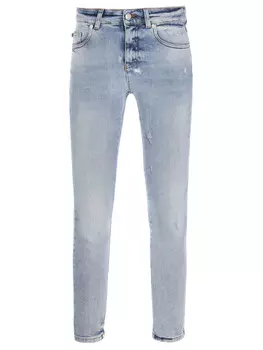 Джинсы хлопковые ALEXANDER MCQUEEN