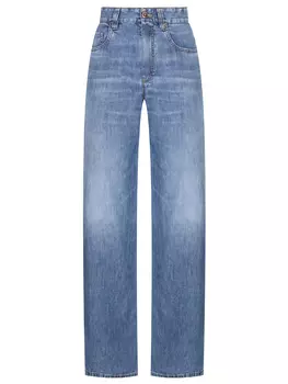 Джинсы хлопковые BRUNELLO CUCINELLI