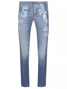 Джинсы хлопковые ERMANNO SCERVINO