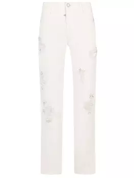 Джинсы хлопковые ERMANNO SCERVINO