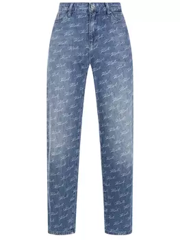Джинсы хлопковые KARL LAGERFELD