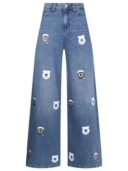 Джинсы хлопковые KARL LAGERFELD