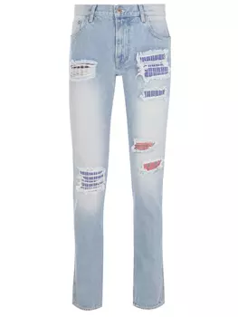 Джинсы хлопковые MOSCHINO