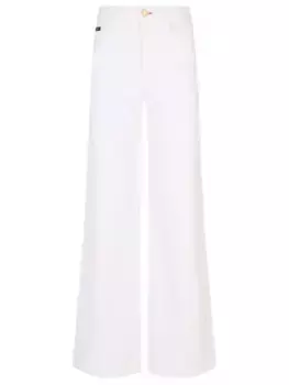 Джинсы хлопковые Paula Palazzo White