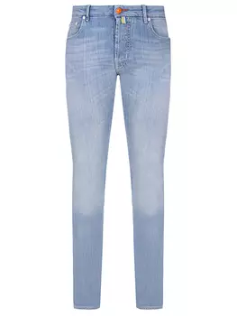 Джинсы хлопковые прямого кроя