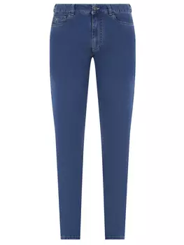 Джинсы хлопковые прямого кроя