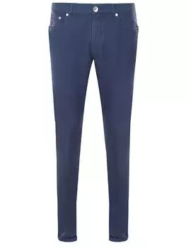 Джинсы хлопковые с отворотами