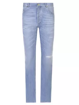 Джинсы хлопковые traditional fit BRUNELLO CUCINELLI