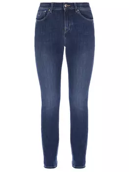 Джинсы хлопковые укороченные