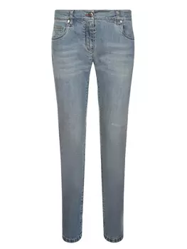 Джинсы хлопковые зауженные