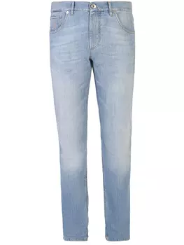 Джинсы хлопковые зауженные