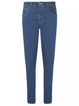 Джинсы хлопковые зауженные CESARE ATTOLINI