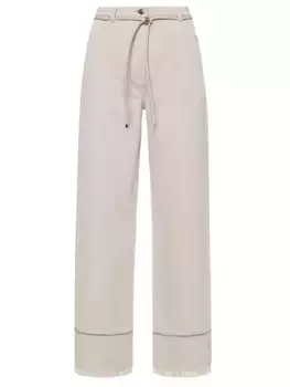 Джинсы из хлопка и льна