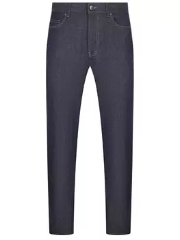 Джинсы из хлопка и шерсти AGNONA