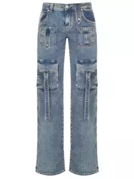 Джинсы-карго хлопковые BLUMARINE