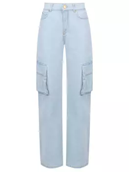 Джинсы-карго хлопковые PINKO
