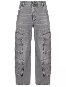 Джинсы-карго Loose Fit хлопковые DIESEL
