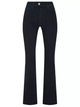 Джинсы-клеш хлопковые