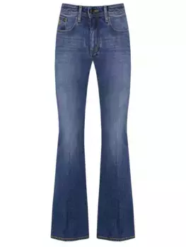 Джинсы-клеш хлопковые