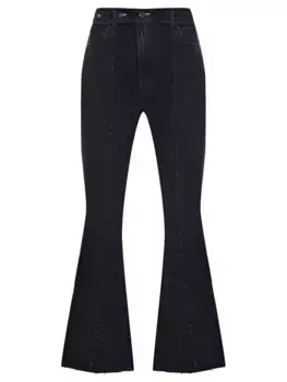 Джинсы-клеш хлопковые