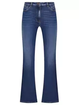 Джинсы-клеш хлопковые