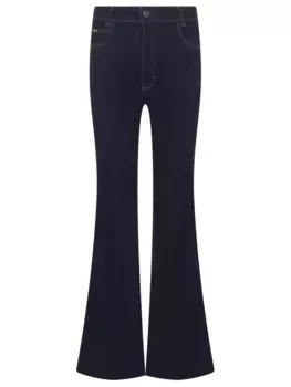 Джинсы-клеш хлопковые