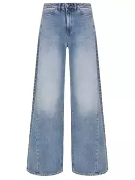 Джинсы-клеш хлопковые