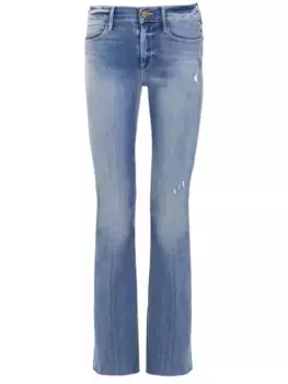 Джинсы-клеш хлопковые