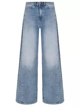 Джинсы-клеш хлопковые 3X1