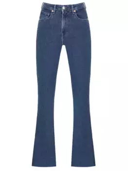 Джинсы-клеш хлопковые 3X1