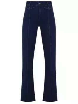 Джинсы-клеш хлопковые