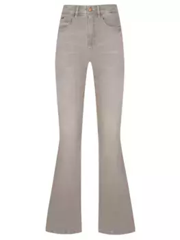 Джинсы-клеш хлопковые BOSS