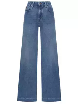 Джинсы-клеш хлопковые