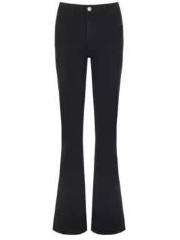 Джинсы-клеш хлопковые