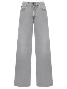 Джинсы-клеш хлопковые