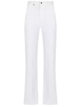 Джинсы-клеш хлопковые BOSS