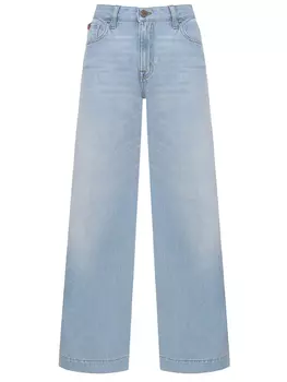 Джинсы-клеш хлопковые JACOB COHEN