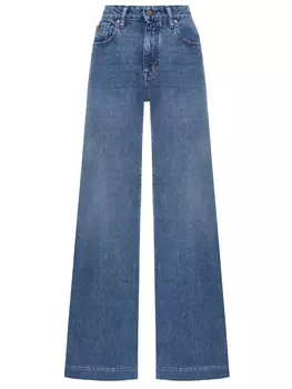 Джинсы-клеш хлопковые JACOB COHEN