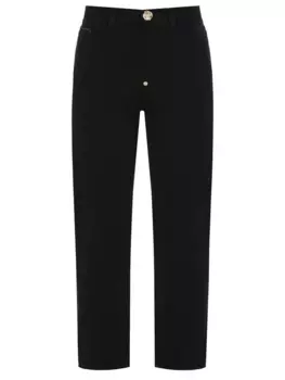 Джинсы Mom Fit хлопковые