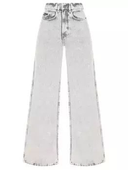 Джинсы-палаццо хлопковые