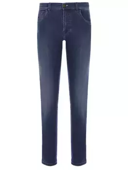 Джинсы прямого кроя хлопковые