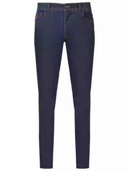 Джинсы прямого кроя хлопковые