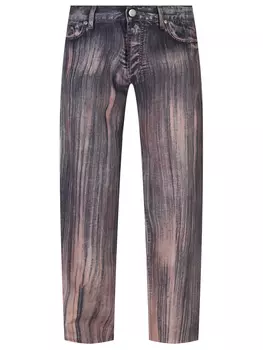 Джинсы Regular Fit из хлопка и льна EXTE